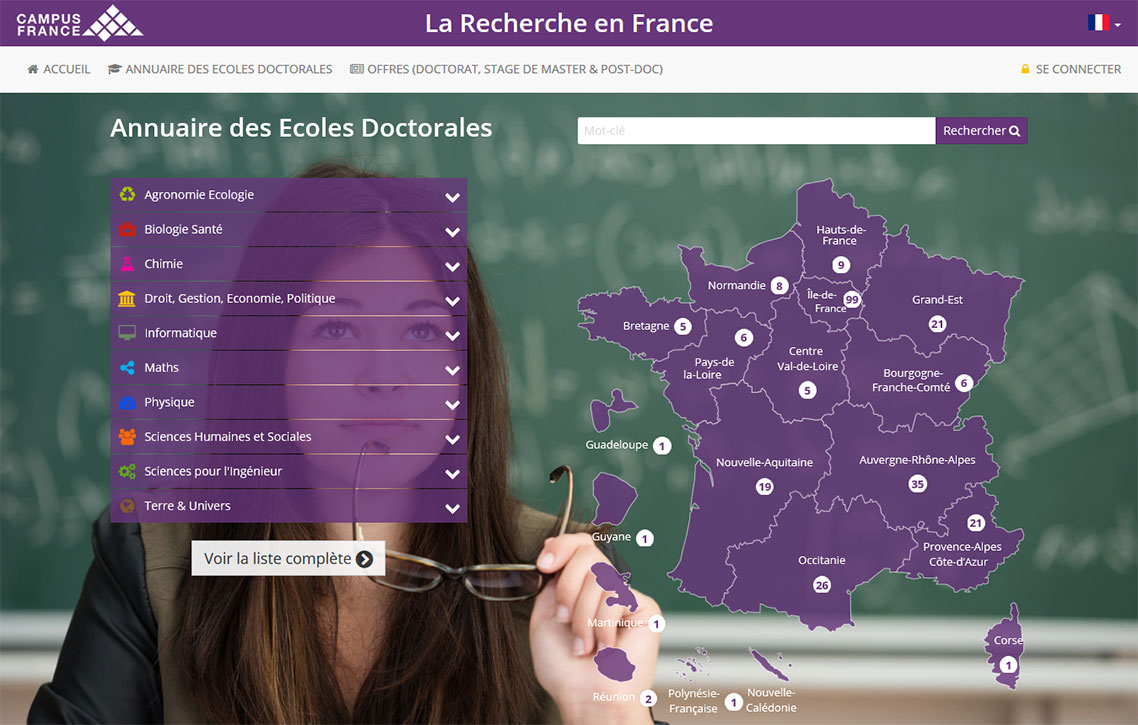 Les études doctorales en France