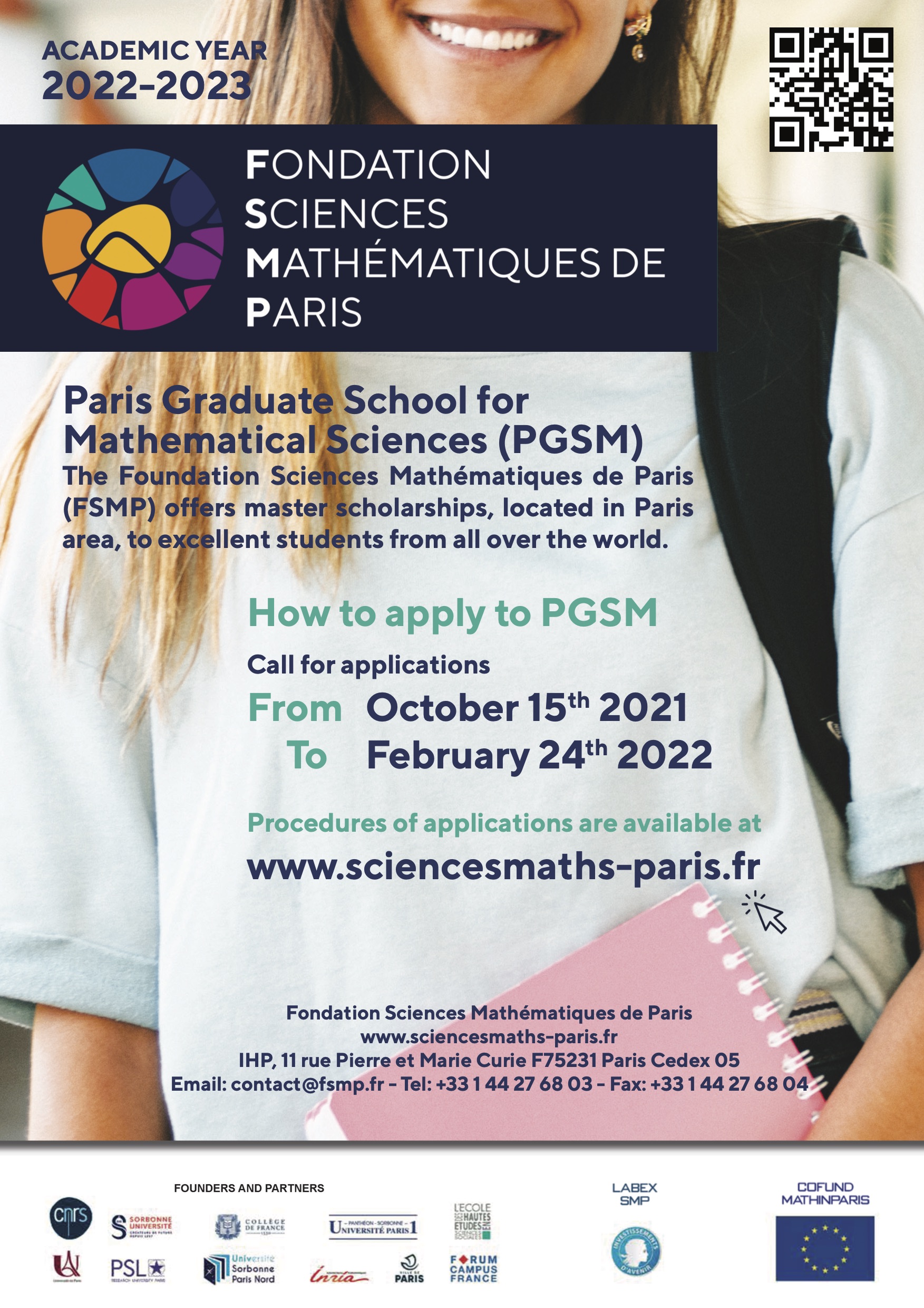 PGSM Master : call for applications for 2022