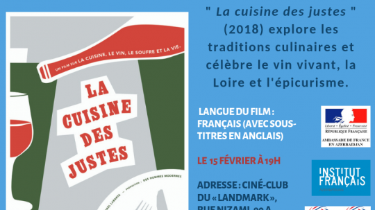 "Goût de France" pour les ciné-gourmands - "La Cuisine des justes"
