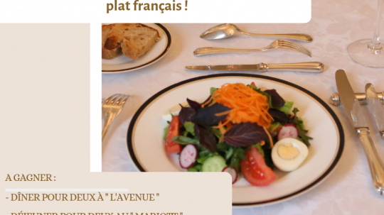 Règlement du « Concours de cuisine " Good France" » 