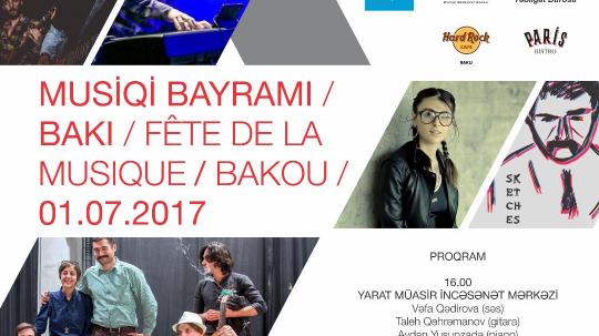 Fête de la musique à Bakou 1 juillet 2017