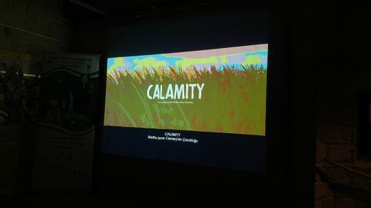 Projection du film « Calamity » à la Art Tower Gallery