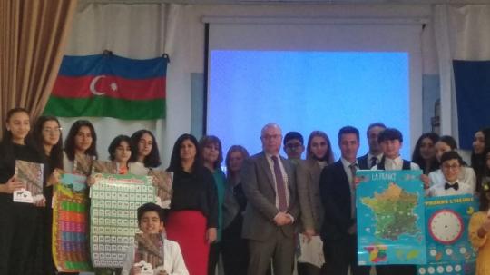 Journée de la Francophonie à l’Ecole 210 de Bakou (le 7 avril 2022)