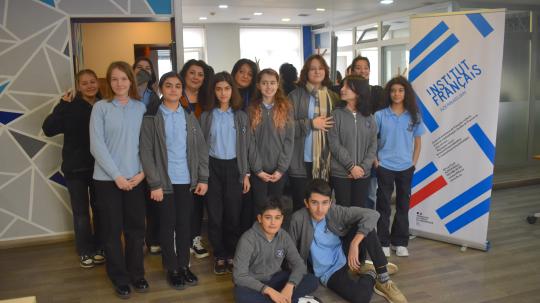 Visite des élèves de 7ème classe du Collège Oxford à Bakou.